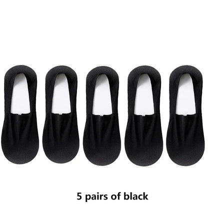 Mens Invisible Boat Socks - Thin Breathable Casual Summer Socks - ZOOMNSTORE