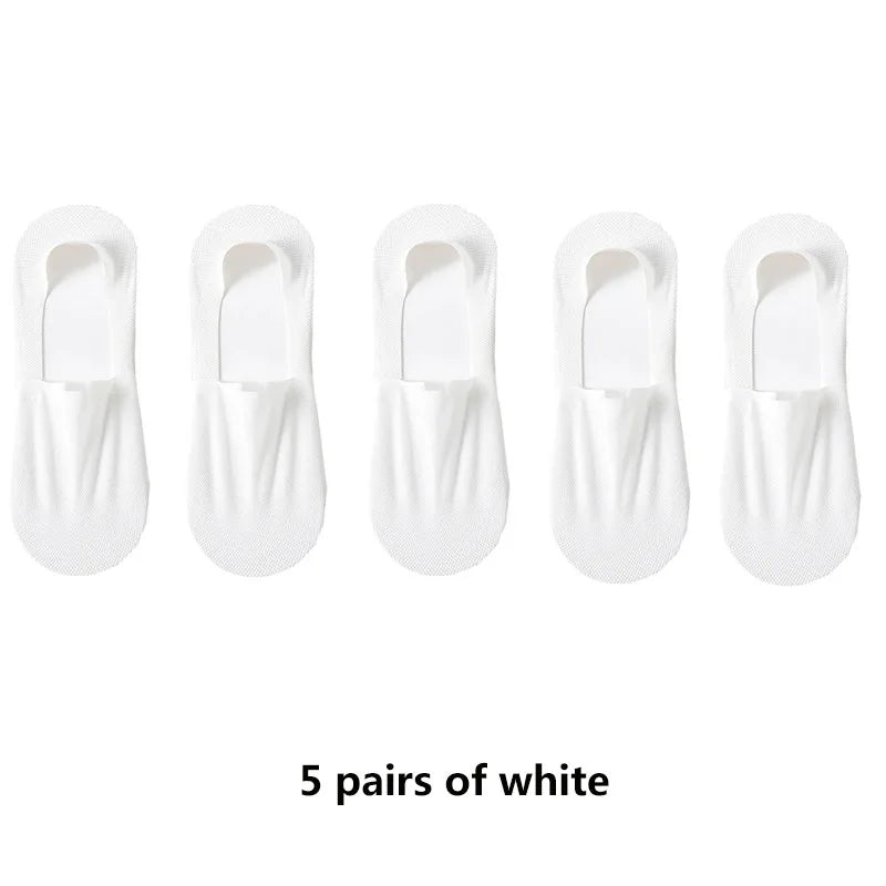 Mens Invisible Boat Socks - Thin Breathable Casual Summer Socks - ZOOMNSTORE