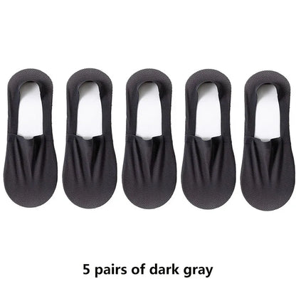 Mens Invisible Boat Socks - Thin Breathable Casual Summer Socks - ZOOMNSTORE