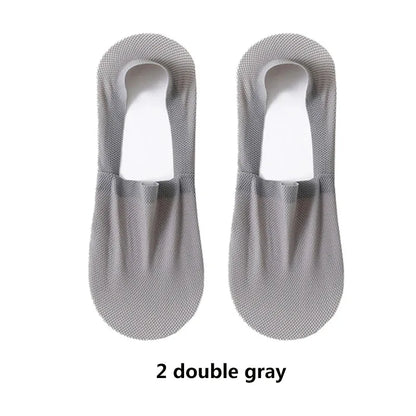 Mens Invisible Boat Socks - Thin Breathable Casual Summer Socks - ZOOMNSTORE