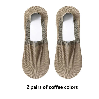 Mens Invisible Boat Socks - Thin Breathable Casual Summer Socks - ZOOMNSTORE