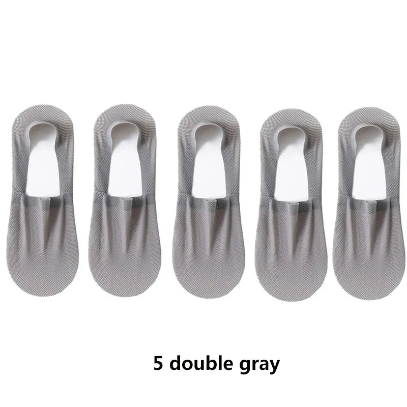 Mens Invisible Boat Socks - Thin Breathable Casual Summer Socks - ZOOMNSTORE