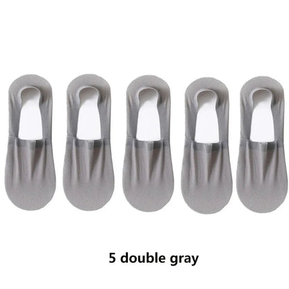 Mens Invisible Boat Socks - Thin Breathable Casual Summer Socks - ZOOMNSTORE