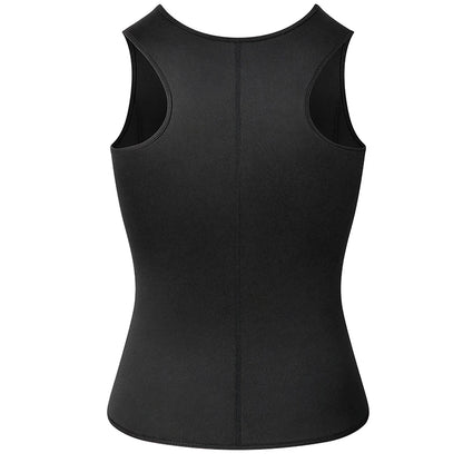 Men Body Shaper Vest – Waist Trainer Shirt | Slimming Compression Undershirt Sauna Sweat Vest - ZOOMNSTORE