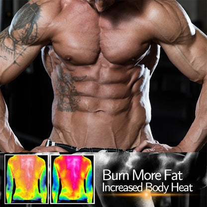 Men Body Shaper Waist Trainer Vest – Sauna Sweat Slimming Underwear Shirt - ZOOMNSTORE
