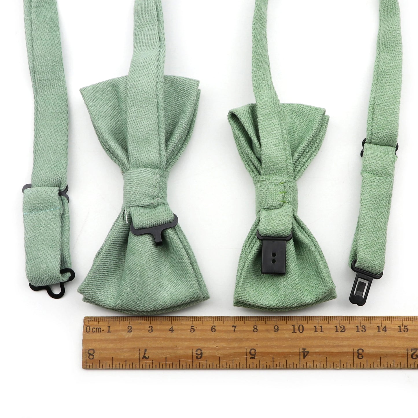 Solid Color Suede Bow Tie - Classic Men  Kids Bowknot for Weddings - ZOOMNSTORE