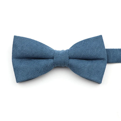 Solid Color Suede Bow Tie - Classic Men  Kids Bowknot for Weddings - ZOOMNSTORE