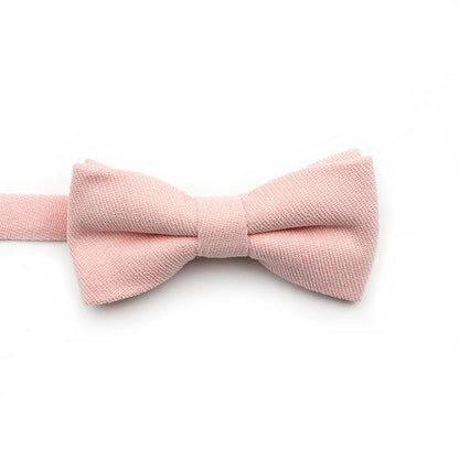 Solid Color Suede Bow Tie - Classic Men  Kids Bowknot for Weddings - ZOOMNSTORE