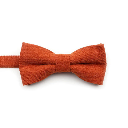Solid Color Suede Bow Tie - Classic Men  Kids Bowknot for Weddings - ZOOMNSTORE