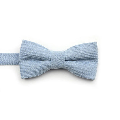 Solid Color Suede Bow Tie - Classic Men  Kids Bowknot for Weddings - ZOOMNSTORE