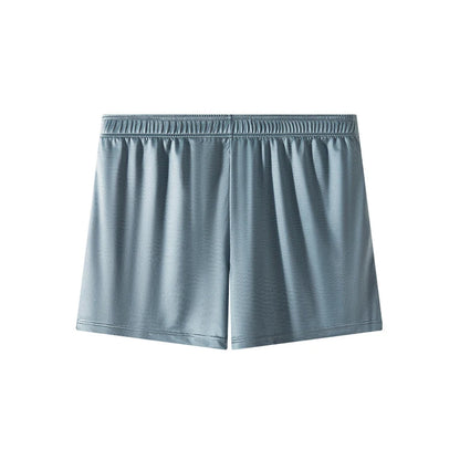 Men Breathable Boxer Shorts - Seamless Ice Silk Underwear, Smooth Satin Boxers - ZOOMNSTORE