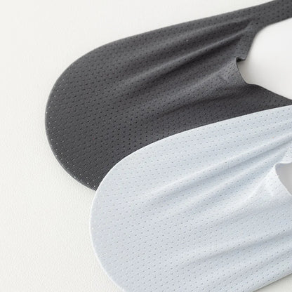 Men Breathable Socks - Summer Mesh Knit Thin Cotton Non Slip Invisible Socks - ZOOMNSTORE