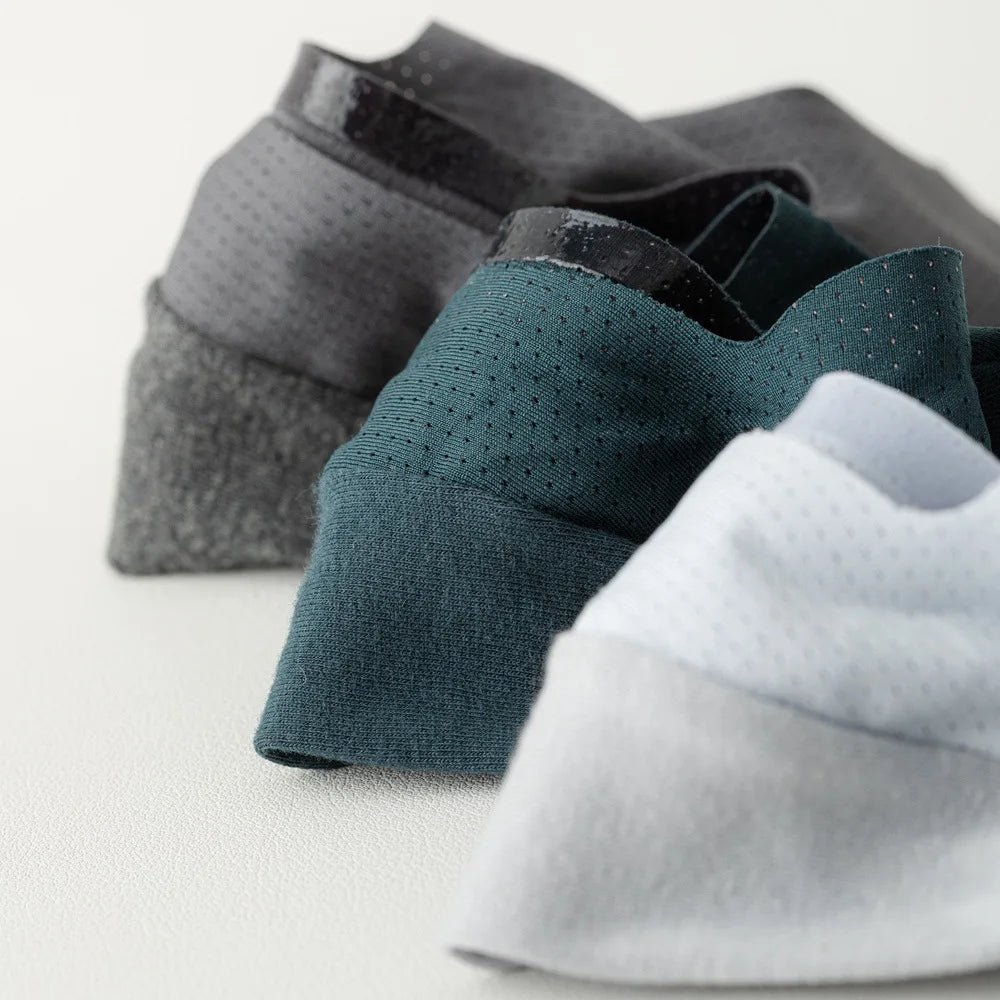 Men Breathable Socks - Summer Mesh Knit Thin Cotton Non Slip Invisible Socks - ZOOMNSTORE