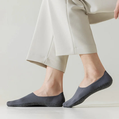 Men Breathable Socks - Summer Mesh Knit Thin Cotton Non Slip Invisible Socks - ZOOMNSTORE