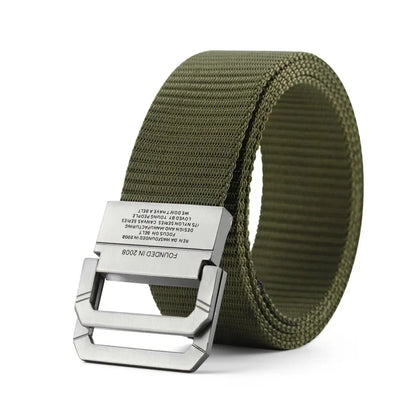 Luxury Mens Tactical Nylon Belt - Fashionable Military Sports Strap - ZOOMNSTORE