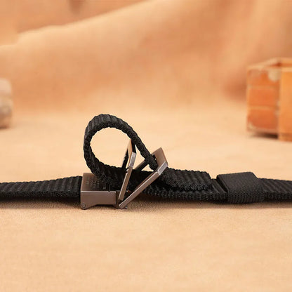 Luxury Mens Tactical Nylon Belt - Fashionable Military Sports Strap - ZOOMNSTORE