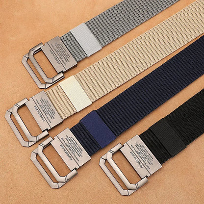 Luxury Mens Tactical Nylon Belt - Fashionable Military Sports Strap - ZOOMNSTORE