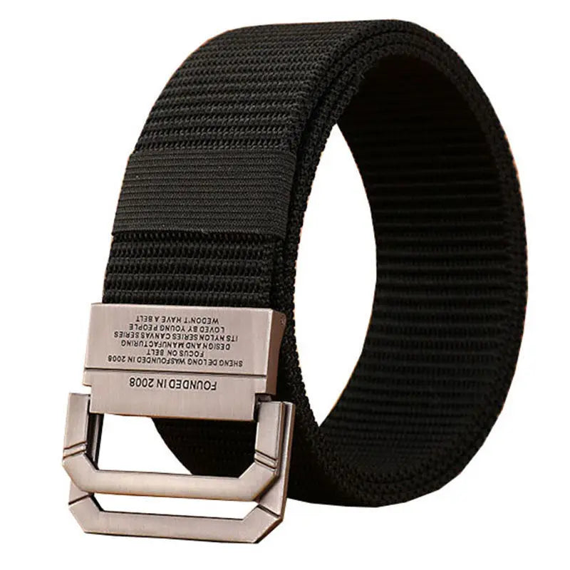 Luxury Mens Tactical Nylon Belt - Fashionable Military Sports Strap - ZOOMNSTORE