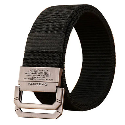 Luxury Mens Tactical Nylon Belt - Fashionable Military Sports Strap - ZOOMNSTORE