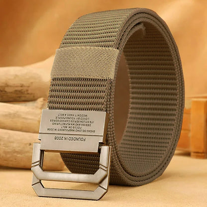 Luxury Mens Tactical Nylon Belt - Fashionable Military Sports Strap - ZOOMNSTORE