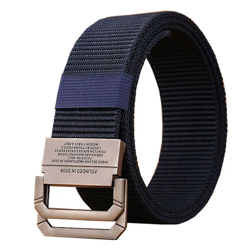 Luxury Mens Tactical Nylon Belt - Fashionable Military Sports Strap - ZOOMNSTORE