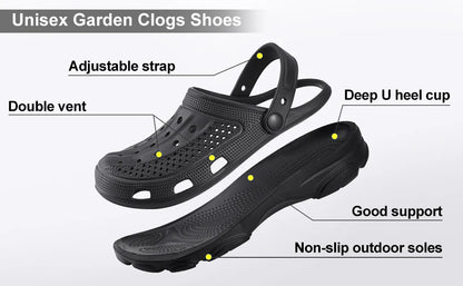 Men Casual Clogs - Lightweight Summer Beach Slippers | Soft EVA Non-Slip Shoes - ZOOMNSTORE