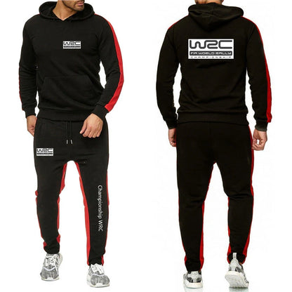 Men Casual Hoodie Set - Autumn Sweatpant Set & Harajuku Jacket Men | WRC Rally Suit - ZOOMNSTORE
