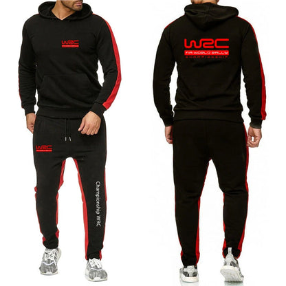 Men Casual Hoodie Set - Autumn Sweatpant Set & Harajuku Jacket Men | WRC Rally Suit - ZOOMNSTORE