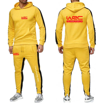 Men Casual Hoodie Set - Autumn Sweatpant Set & Harajuku Jacket Men | WRC Rally Suit - ZOOMNSTORE