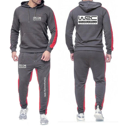 Men Casual Hoodie Set - Autumn Sweatpant Set & Harajuku Jacket Men | WRC Rally Suit - ZOOMNSTORE