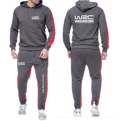 Men Casual Hoodie Set - Autumn Sweatpant Set & Harajuku Jacket Men | WRC Rally Suit - ZOOMNSTORE