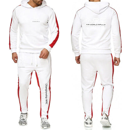 Men Casual Hoodie Set - Autumn Sweatpant Set & Harajuku Jacket Men | WRC Rally Suit - ZOOMNSTORE
