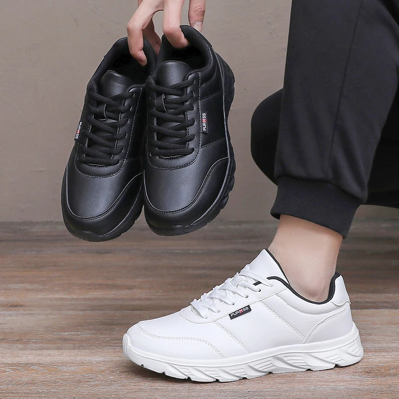 Casual Breathable Sneakers for Men - Trendy Non-Slip Vulcanized Footwear - ZOOMNSTORE