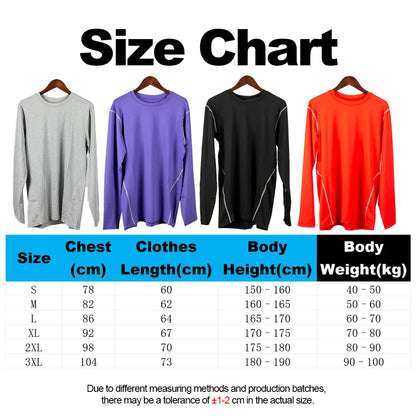 Men Compression Shirt - Muscle Support Long Sleeve Sports Tee | Quick Dry Workout Top - ZOOMNSTORE