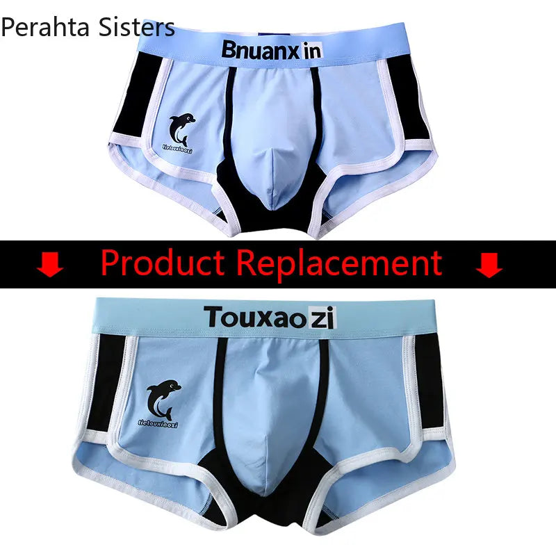 Mens Cotton Boxer Briefs - 3 Pack Fashion Underwear - ZOOMNSTORE