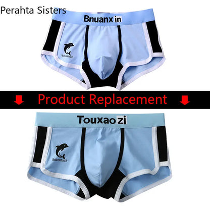 Mens Cotton Boxer Briefs - 3 Pack Fashion Underwear - ZOOMNSTORE