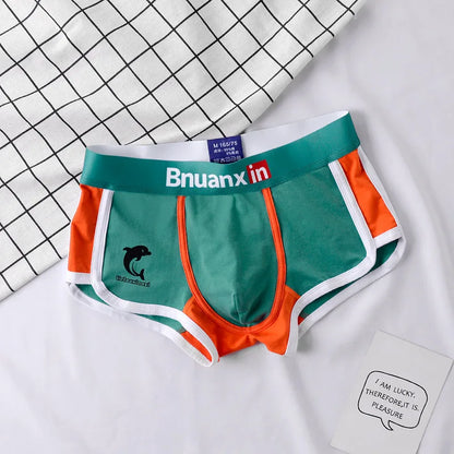 Mens Cotton Boxer Briefs - 3 Pack Fashion Underwear - ZOOMNSTORE