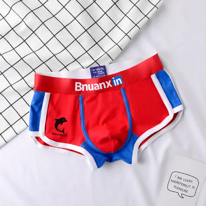 Mens Cotton Boxer Briefs - 3 Pack Fashion Underwear - ZOOMNSTORE