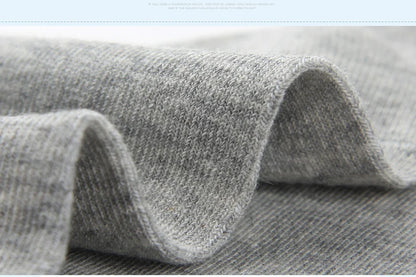 Men Cotton Socks - 5 Pairs Large Size Casual Breathable Boat Short Ankle Socks - ZOOMNSTORE