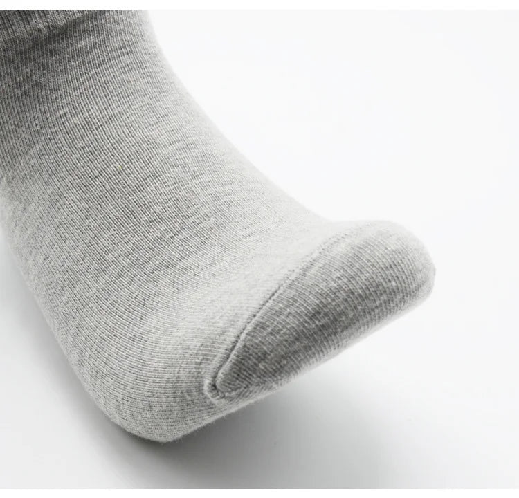 Men Cotton Socks - 5 Pairs Large Size Casual Breathable Boat Short Ankle Socks - ZOOMNSTORE