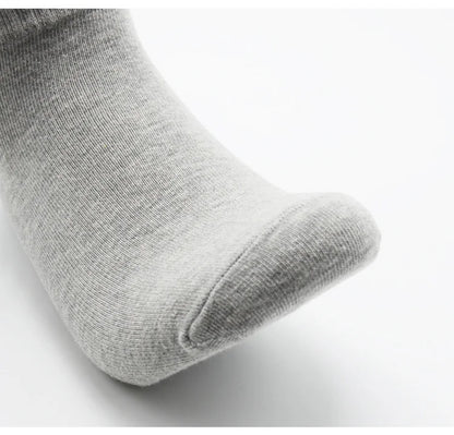 Men Cotton Socks - 5 Pairs Large Size Casual Breathable Boat Short Ankle Socks - ZOOMNSTORE