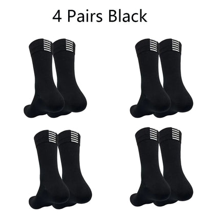 Men Cycling Socks | Summer Breathable Mesh Bike Socks - Quick Dry Mid Tube Sports - ZOOMNSTORE