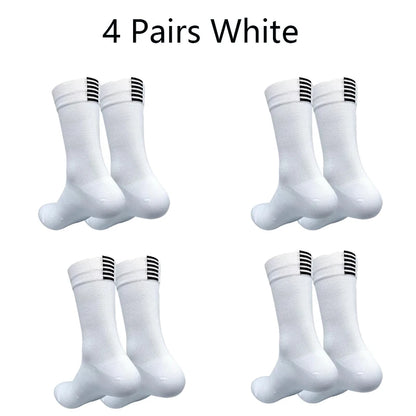 Men Cycling Socks | Summer Breathable Mesh Bike Socks - Quick Dry Mid Tube Sports - ZOOMNSTORE