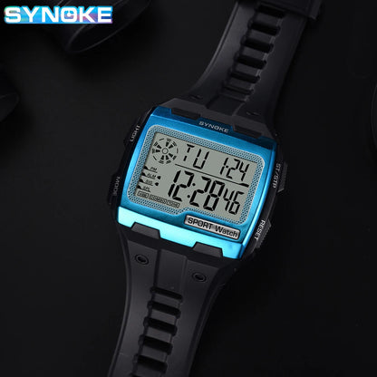 Men Digital Watch - Big Number Display | 3ATM Water Resistant Outdoor Sports - ZOOMNSTORE