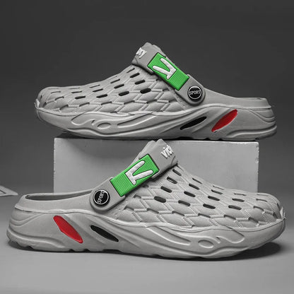 Men Flat Sandals - Lightweight EVA Platform Summer Slip On Shoes For Casual Wear - ZOOMNSTORE