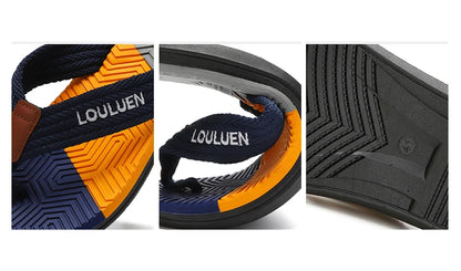 Mens Breathable Summer Flip Flops - Casual Beach Slippers - ZOOMNSTORE