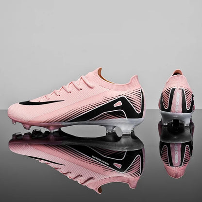 Men Football Boots - Outdoor Soccer Cleats with Long Spikes | Breathable Training Shoes - ZOOMNSTORE