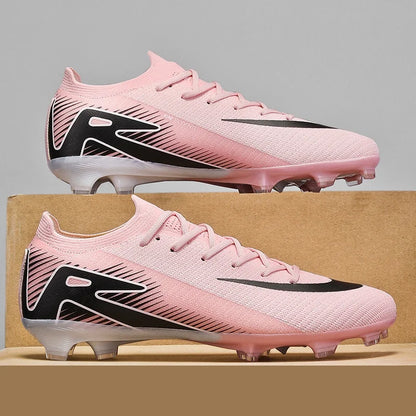 Men Football Boots - Outdoor Soccer Cleats with Long Spikes | Breathable Training Shoes - ZOOMNSTORE
