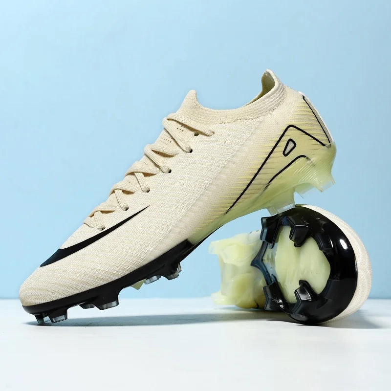 Men Football Boots - Outdoor Soccer Cleats with Long Spikes | Breathable Training Shoes - ZOOMNSTORE