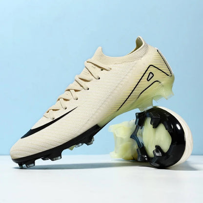 Men Football Boots - Outdoor Soccer Cleats with Long Spikes | Breathable Training Shoes - ZOOMNSTORE